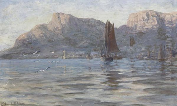 Table Bay Oil Painting by Edward Clark Churchill Mace