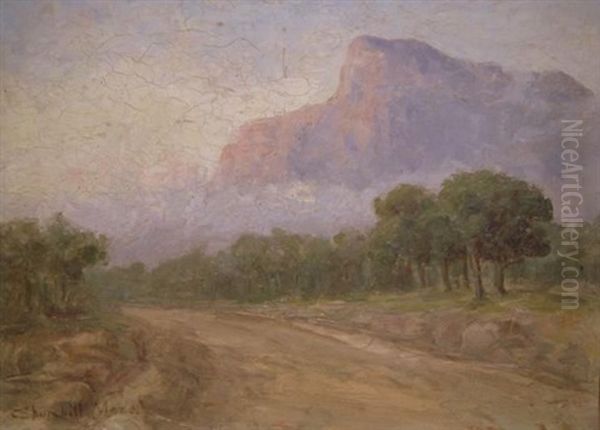 Morning Mists Oil Painting by Edward Clark Churchill Mace