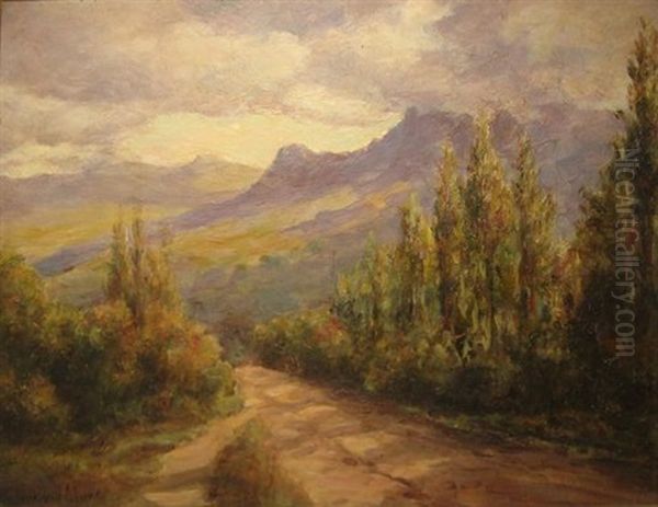 Morning At Hout Bay Oil Painting by Edward Clark Churchill Mace