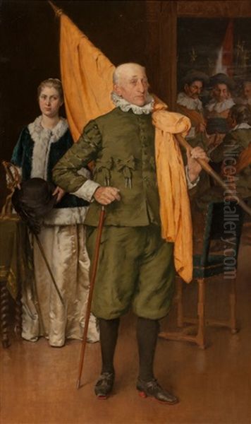 The Old Guard Of The House Of Orange Oil Painting by Walter MacEwen