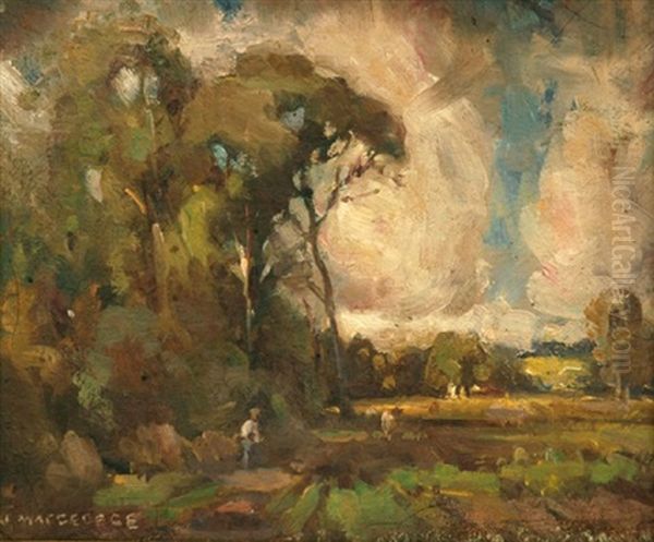 Landscape Oil Painting by Norman MacGeorge