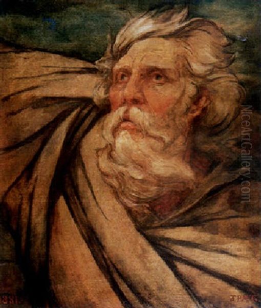 King Lear Oil Painting by James Pittendrigh Macgillivray