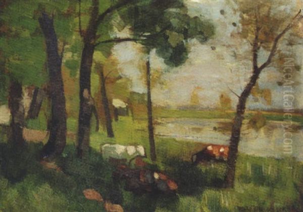 Pastoral Oil Painting by William Yorke MacGregor