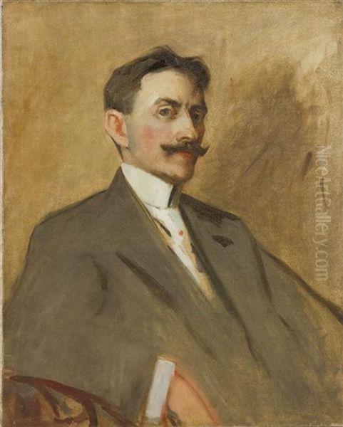 Portrait Of A Gentleman Oil Painting by Edwin Murray Mackay