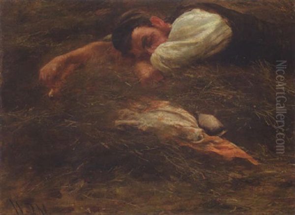 Midday Rest Oil Painting by William Darling MacKay