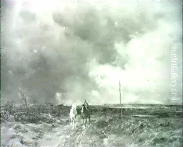 The Tail Of The Storm Oil Painting by William Darling MacKay