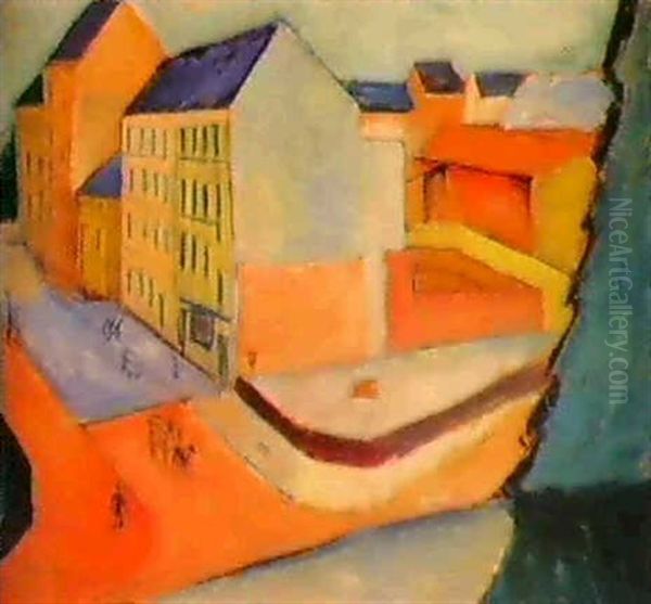 Bonn 1913 Oil Painting by August Macke