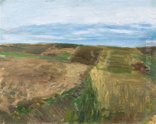 Weyerberg, Worpswede Oil Painting by Fritz Mackensen