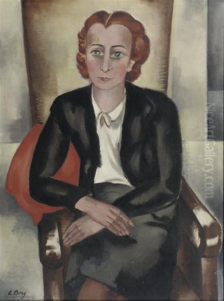 Seated Woman Oil Painting by Else Berg