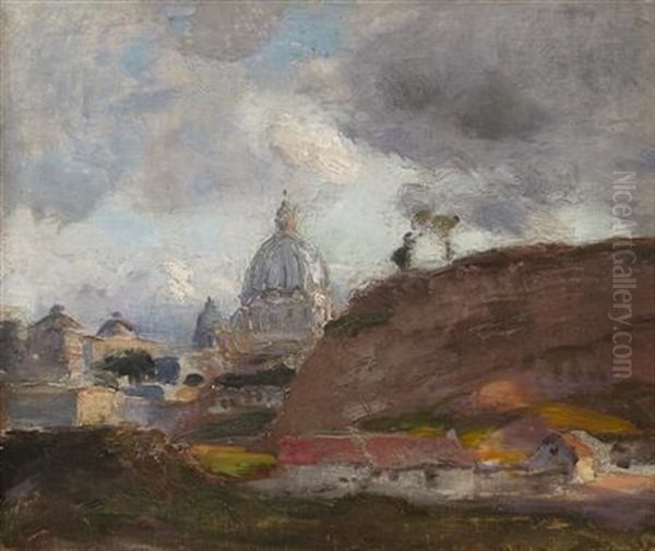 St. Peter's, Rome Oil Painting by Charles Hodge Mackie