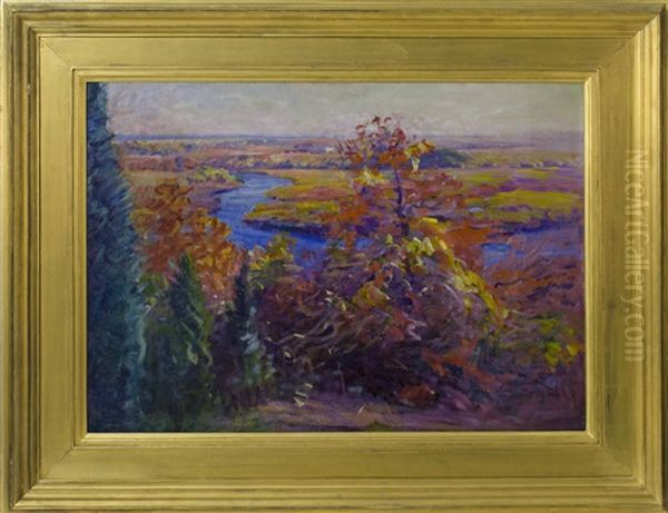 The Marsh At East Sandwich, Massachusetts Oil Painting by Dodge Macknight