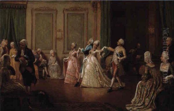 The Minuet Oil Painting by Alexander Maclean