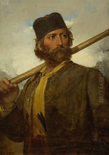 The Miller Of Invernahyle Oil Painting by Kenneth Macleay