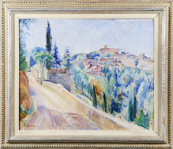 Cagnes Sur Mer Oil Painting by Frans Berg