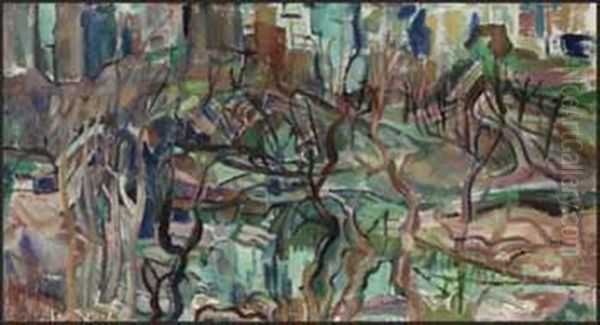 Central Park, New York Oil Painting by Pegi Nicol Macleod