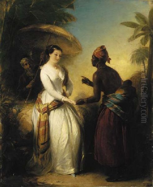 The Fortune Teller Oil Painting by Daniel Maclise