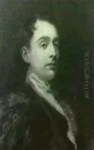 Portrait Of Courtland Palmer Oil Painting by Frederick William MacMonnies