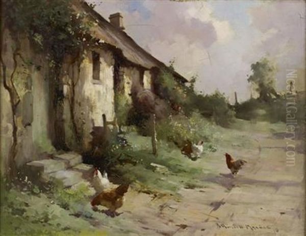 The End House Oil Painting by Robert Russell Macnee