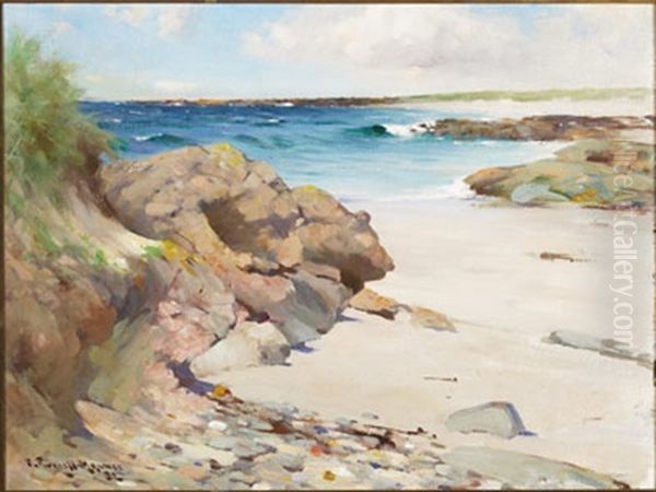 The Cove Tiree Oil Painting by Robert Russell Macnee