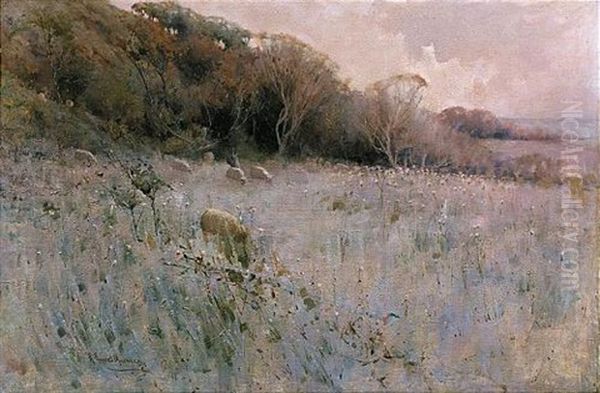 The Edge Of The Meadow by Robert Russell Macnee