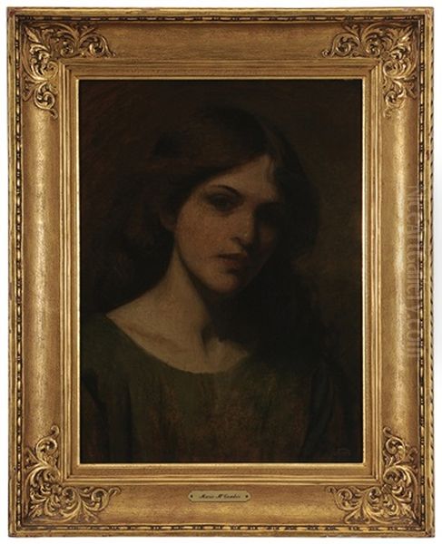 Portrait Of A Young Woman by Mary Lizzie Macomber