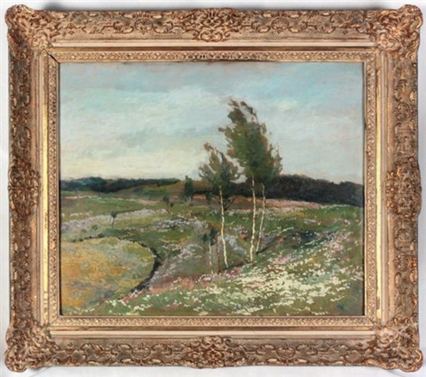 Brizky Na Rozkvetle Louce Oil Painting by Gustav Macoun