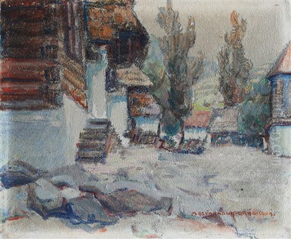 Pohled Na Krkonose Oil Painting by Gustav Macoun