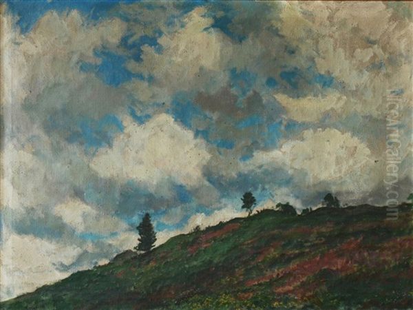 Krajina Oil Painting by Gustav Macoun