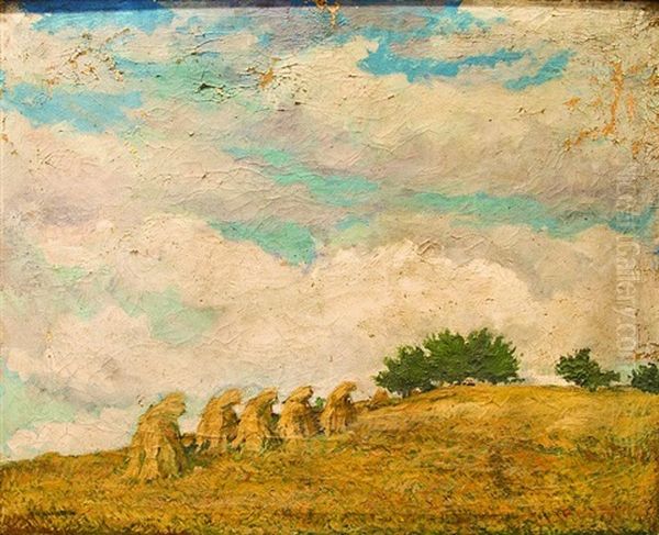 Landscape Oil Painting by Gustav Macoun