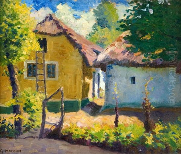 Venkovske Staveni Oil Painting by Gustav Macoun