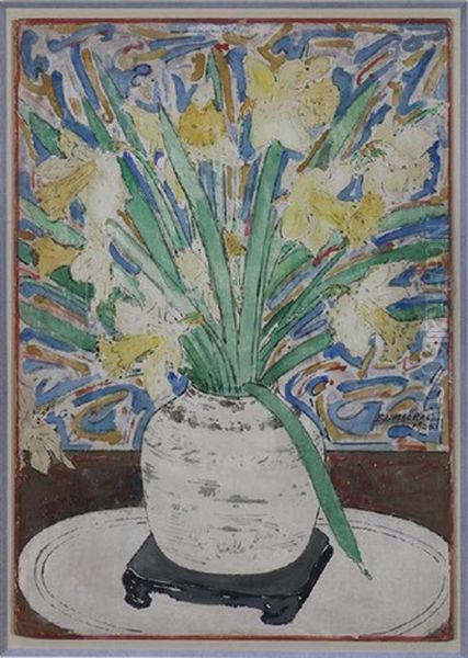 Still Life With Daffodils by Elmer Livingston Macrae