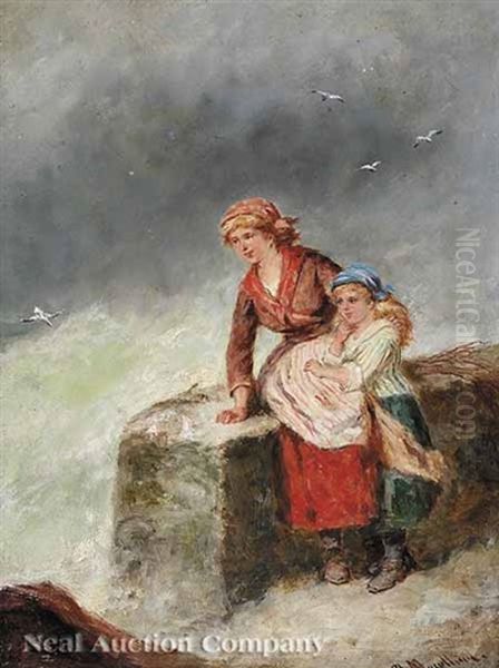 Waiting For The Birds Oil Painting by John Thomas Hamilton Macullum