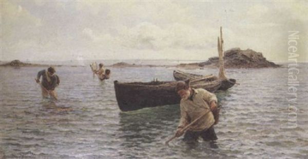 Shrimping by John Thomas Hamilton Macullum