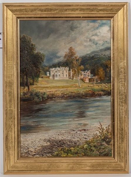 Abbotsford House Oil Painting by John MacWhirter