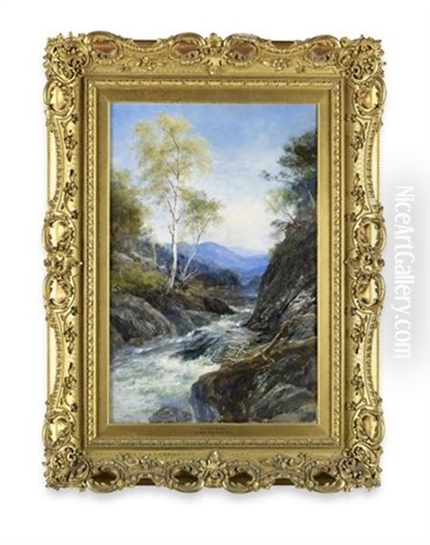 In Glen Affric Oil Painting by John MacWhirter