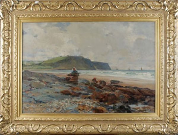 Kustlandskap Oil Painting by John MacWhirter