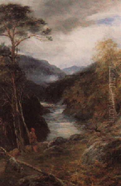 Glen Spey Oil Painting by John MacWhirter