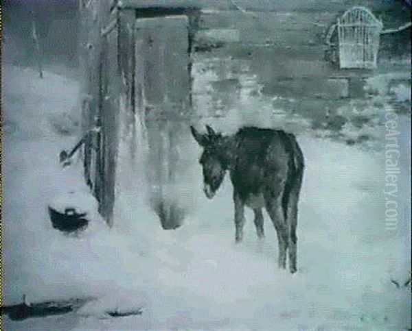 In The Cold Oil Painting by John MacWhirter