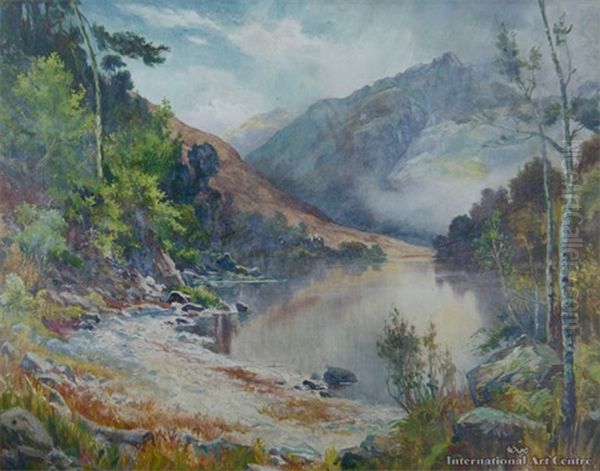 Diamond Lake, Wakatipu Oil Painting by John Mcintosh Madden