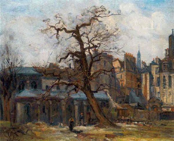 Paris (cluny?) Oil Painting by Gustave Madelain