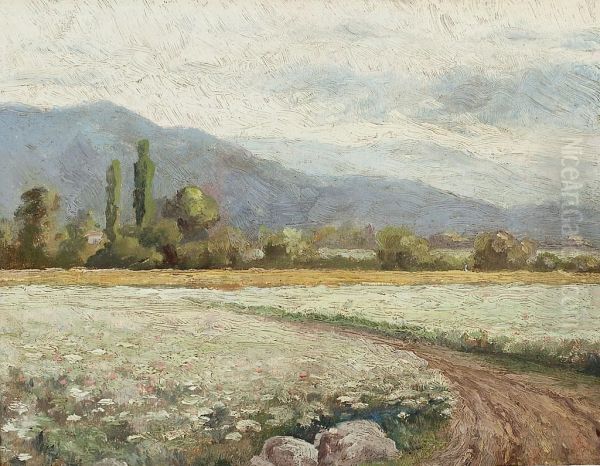 Paisaje Oil Painting by Josep Berga Y Boada