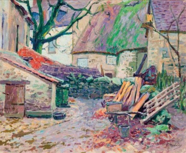 Vielles Maisons A Crozant Oil Painting by Paul Madeline