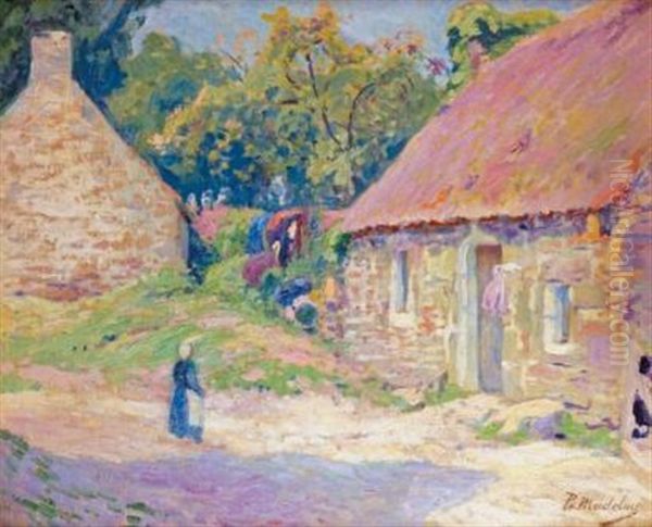 Ferme En Bretagne Oil Painting by Paul Madeline