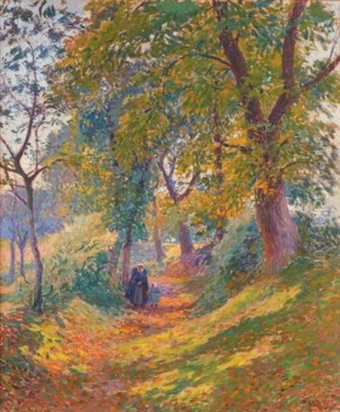 Mere Et Enfant Dans Le Chemin, 1903 by Paul Madeline