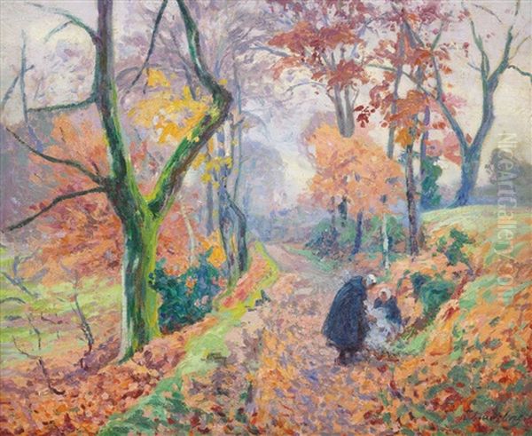 Automne Dans La Creuse Oil Painting by Paul Madeline