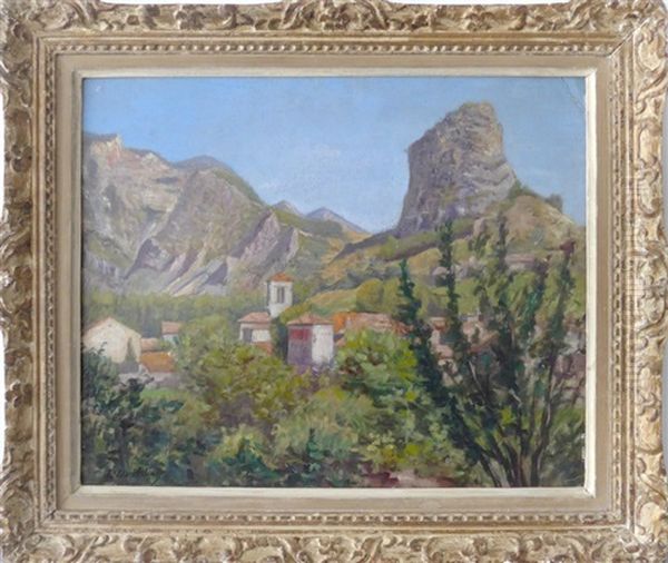 Village De Montagne Oil Painting by Paul Madeline