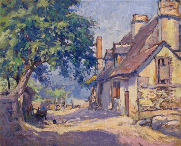 Petit Hameau En Cantal Oil Painting by Paul Madeline