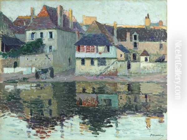 Village En Bretagne Oil Painting by Paul Madeline