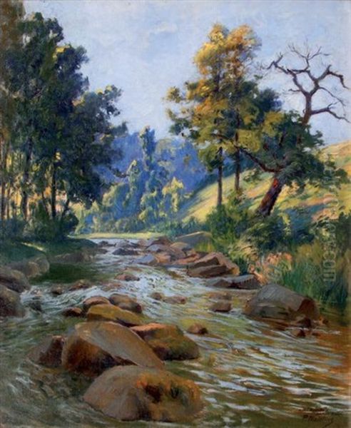 Le Torrent Oil Painting by Paul Madeline