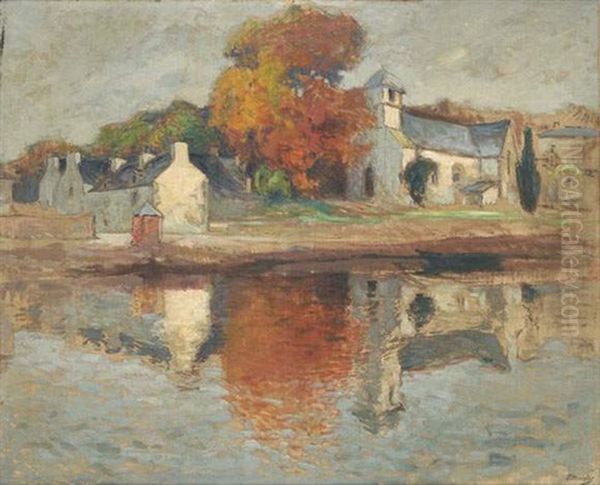 La Chapelle De Saint Caradec, Hennebont Oil Painting by Paul Madeline